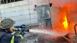 रूसी मिसाइल हमले में कीव में थर्मल पावर प्लांट नष्ट